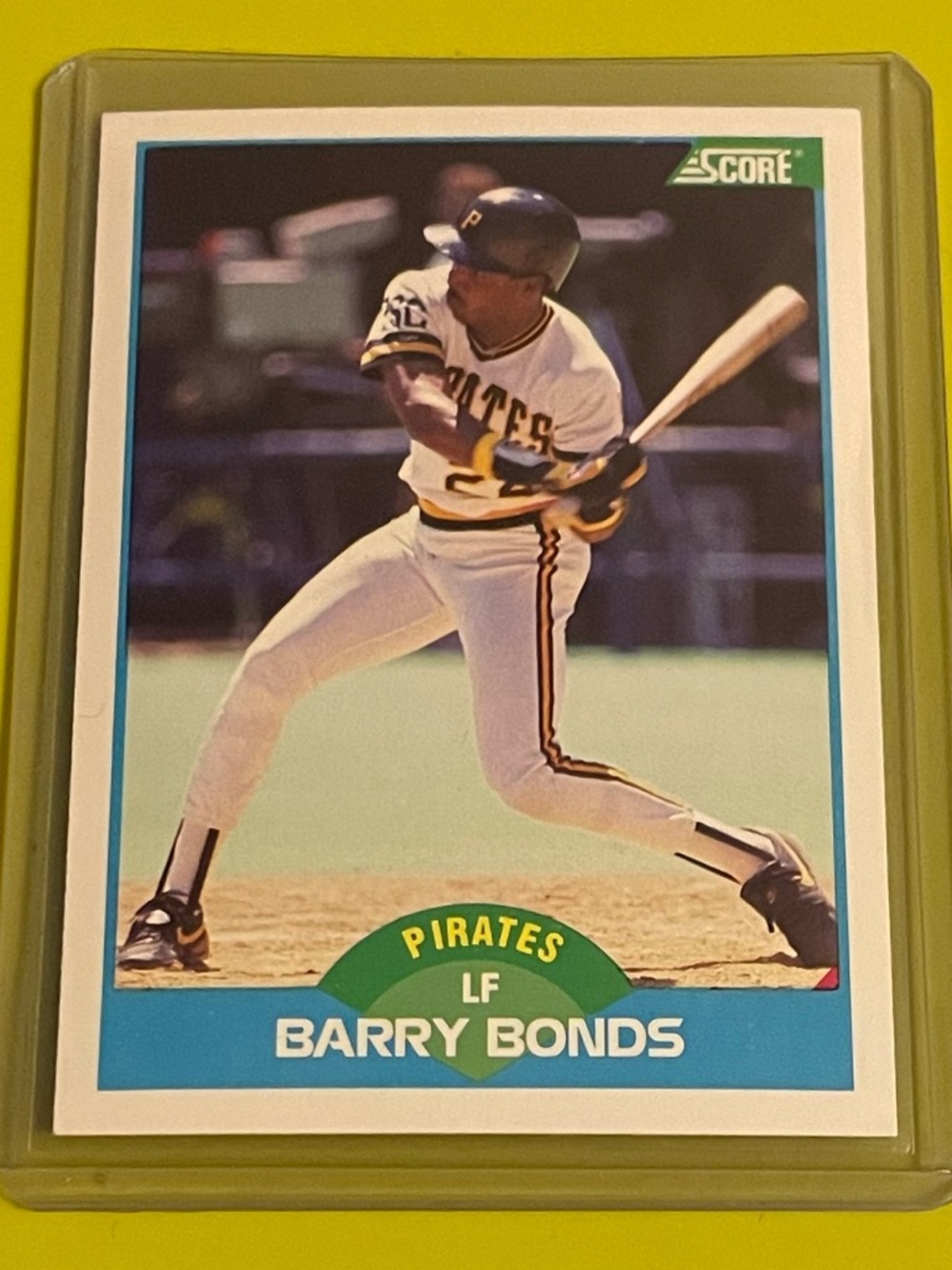 Barry Bonds #127 1989 Score Baseball Trading Card